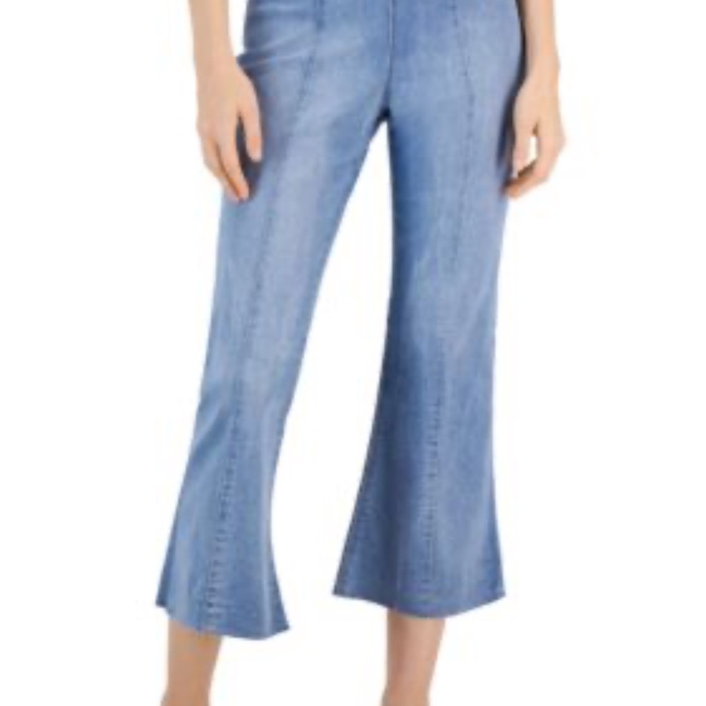 I. N. C. High Waisted Core Denim Flare Jeans (Crop) size 10/30